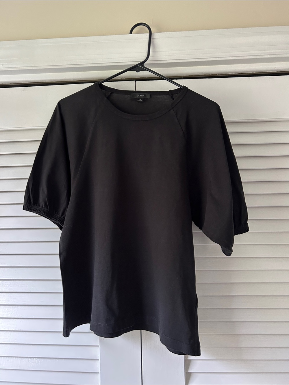 J. Crew Black Short Sleeve Crewneck T-Shirt